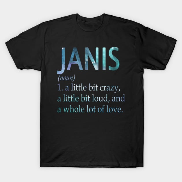 Janis T-Shirt by Ban Guns Not Books- Typography fullcolor